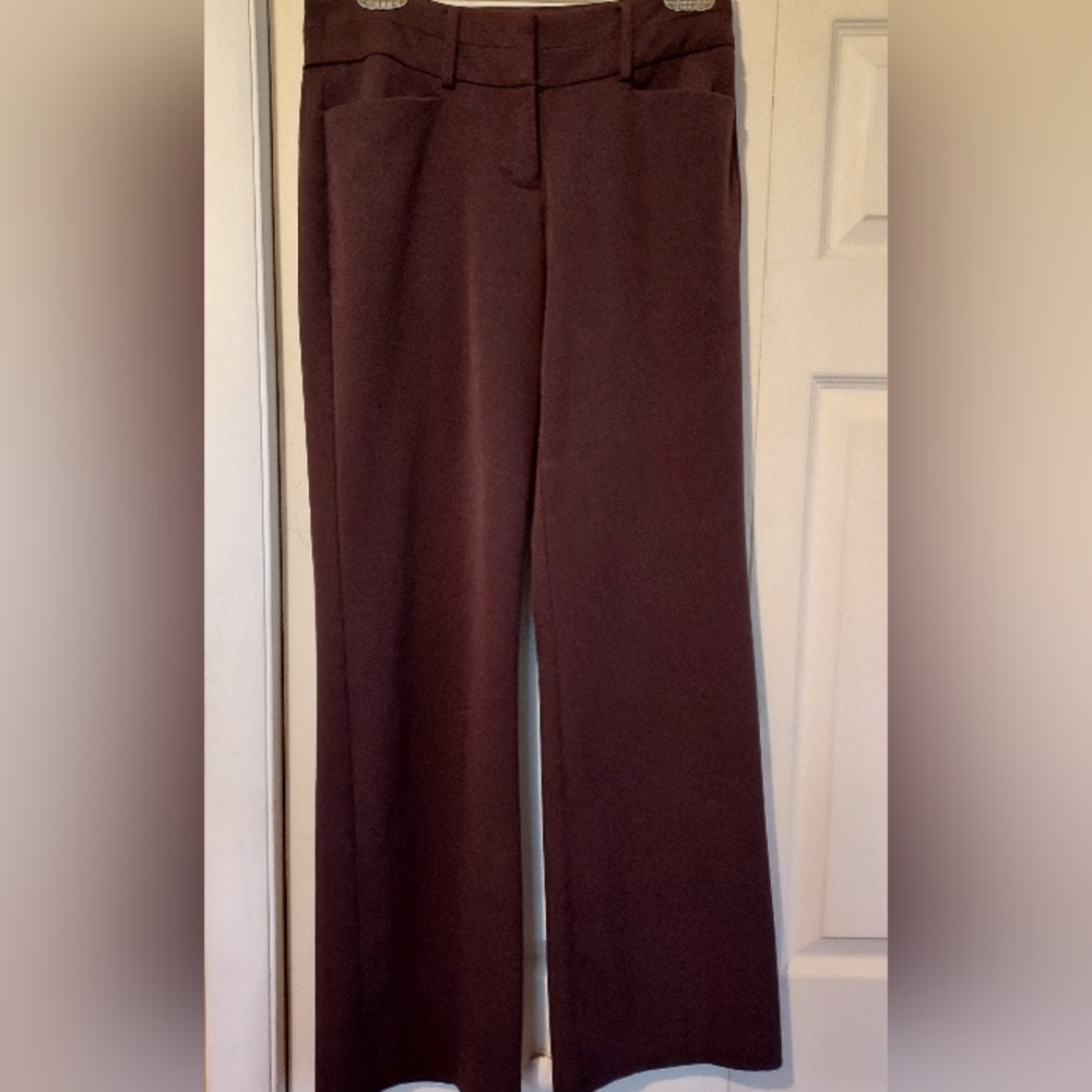Apt. 9 Amanda Dress Pants Women 2 Brown Corpcore Office Siren Casual Stretch
